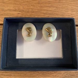 Vintage earrings Nefertiti